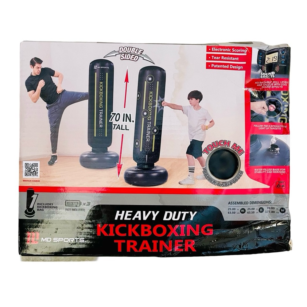 MD Sports Heavy-Duty Kickboxing Trainer – Interactive & Double-Sided